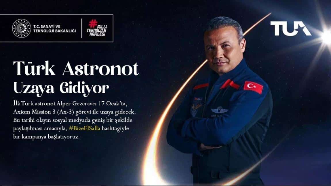17 Ocak'ta Türk Astronot Uzaya Gidiyor