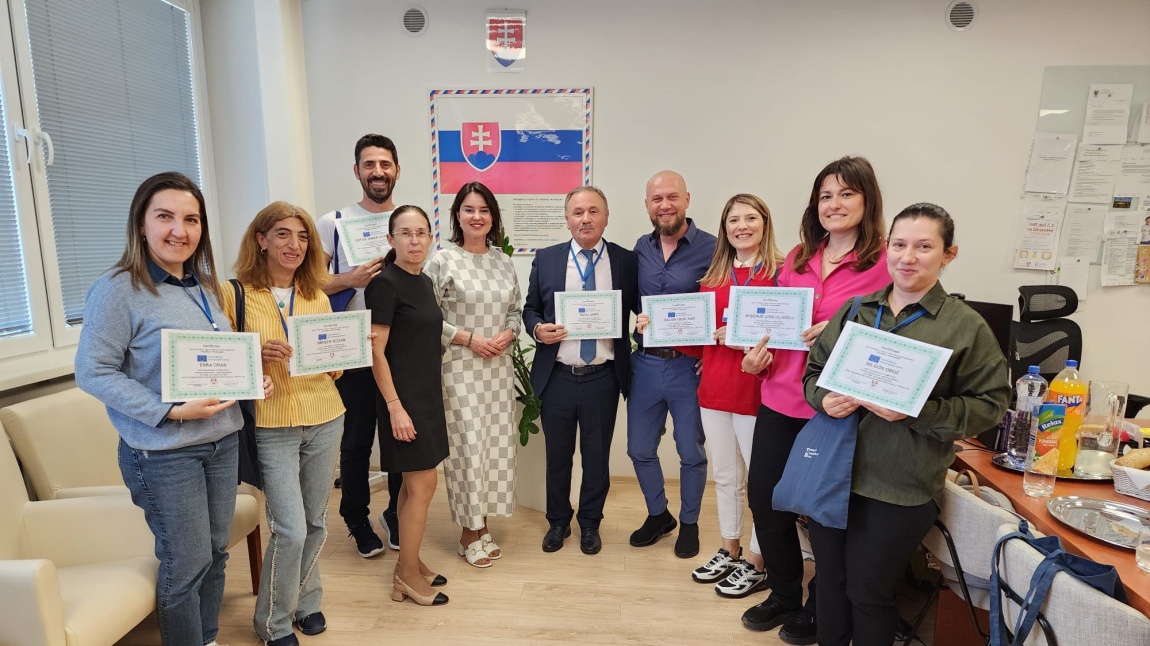 Erasmus+ Projemizin Slovakya iş başı gözlem hareketliliği